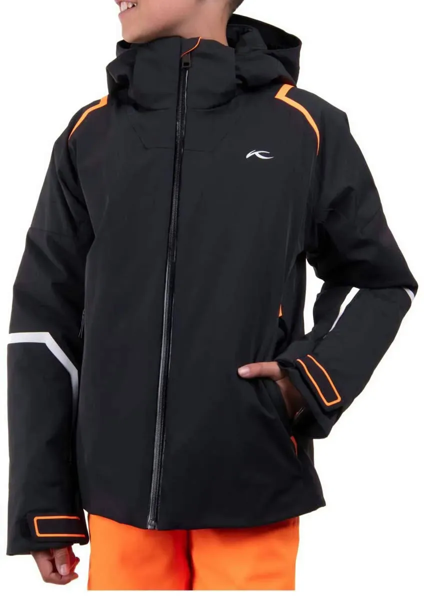 Kjus Downforce Jacke Kinder | schwarz | Größe 140