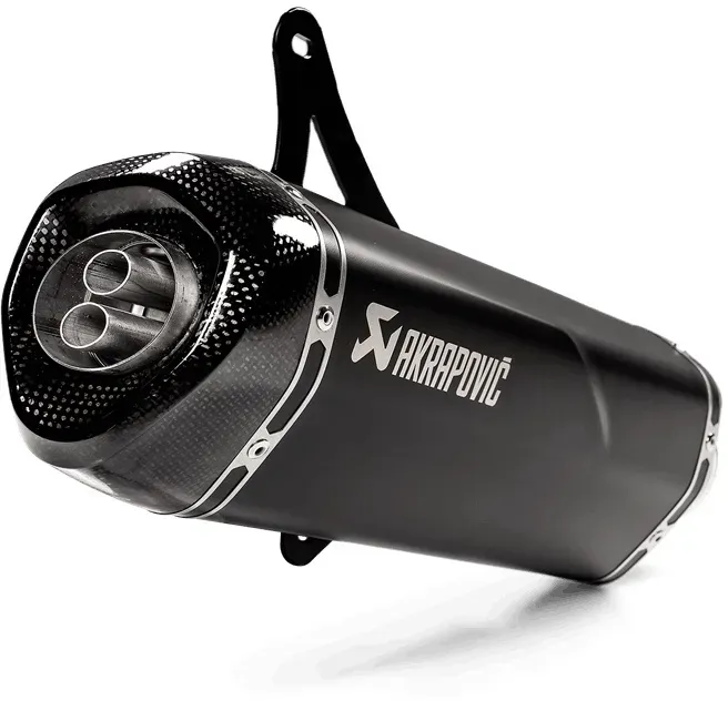 Akrapovic Slip-On Line Achterdemper, zwart