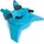 Cellfast Conor Rasensprenger Durchmesser 8 m blau