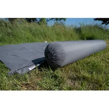 Bent Zip-XL Lounger Kissenrolle (Größe One Size, grau)