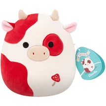 Squishmallows Kuh Claudio 19 cm Beige/Rot