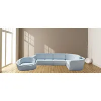 JVmoebel Ecksofa L Form Ecksofa + Sessel Couchgarnituren Weiß Couchen 2 tlg. Sofort, 2 Teile weiß