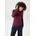 CASUAL Rollkragenshirt Bordeaux 34