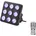 DMX LED-Effektstrahler 9 LEDs Schwarz/Mehrfarbig