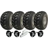 Kit Anhänger Doppelachse - Wanda - P308 - 22x11.00-8 - Last 620kg - Stahlanhängerkupplung