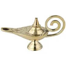 Marrakesch Orient & Mediterran Interior Wunderlampe Jini 15 cm gold