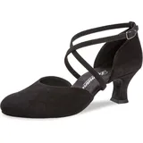 Diamant Damen 048-113-001 Tanzschuhe, Schwarz, 37.5 EU Weit