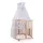 Waldin Babybett Kinderbett 7in1 mit Matratze,