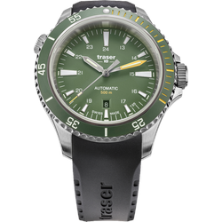 Traser H3 Tactical Adventure Collection P67 Diver Automatic 110326 Sonderangebot - grün,schwarz - 46mm