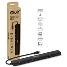 Club 3D 10-1 Hub USB Typ-C® 10Gbps auf HDMITM 8K30Hz PD3.1 Max.140Watt
