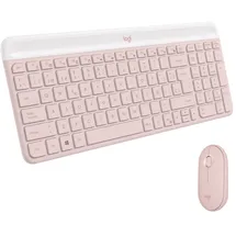 Logitech MK470 Slim Wireless Combo ES Set rosa