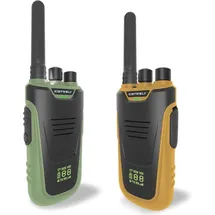 KIDYWOLF Walkie-Talkies mit Taschenlampe grün/orange