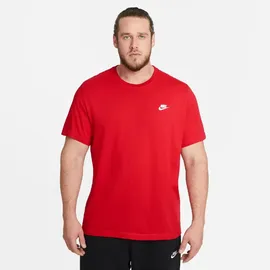Nike Sportswear Club Herren-T-Shirt University Red/White M