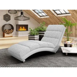 Mirjan24 Relaxliege, Hellgrau, 1-Sitzer, Rechteckig, 62x84x180 cm, Wohnzimmer, Sessel, Relaxliegen
