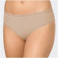 NINA VON C. Damen-Slip 3er-Pack haut Größe 44