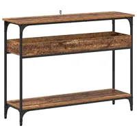 VidaXL Konsolentisch mit Regal Altholz 100 x 29 x