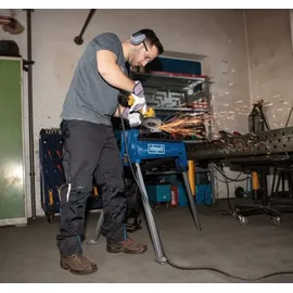 SCHEPPACH SB1000 Spannbock Klemmbock mobil Werkbank Arbeitsbock klappbar Metall | max. 300 kg. Traglast | bis zu 1000 kg. Spannkraft | |