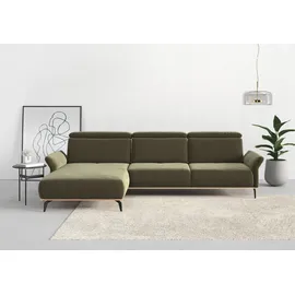 Home Affaire Eckcouch Polyester 3-Sitzer Grün
