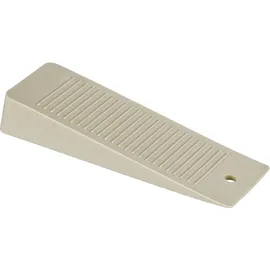 Wenko - 2er Set Tür Keil Fenster Stopper Haushalt Helfer Schutz Kratzern Gummi - beige