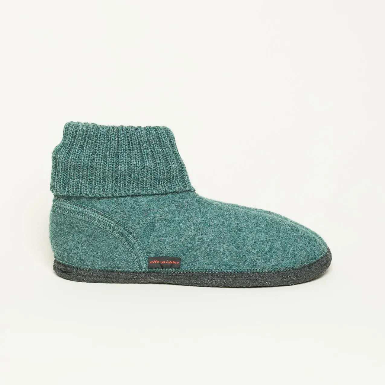 Kitz-Pichler Oetz Hüttenschuh | Damen & Herren Hausschuh | Pantoffel Farbe oceangreen Größe 41 - oceangreen - 41