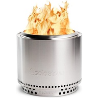 Solo Stove Feuerstelle Feuerschale Bonfire Outdoor-Kamin Edelstahl, mit Standfuß UVP 299€, (SONDERANGEBOT, nur für kurze Zeit, 1-St., für Terrasse, Garten, Feuertonne, Holzofen, Feuerkorb, Outdoor Kamin), Rostfrei, Feuerstelle, Terrassenofen für draußen mit Holz