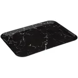 5five simply smart 5five - rechteckiges, eckiges tablett 33x43cm mit schwarzem marmoreffekt