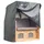 deVries Schutzhaube Premium 152 x 165 x 95 cm Dunkelgrau