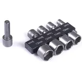 9-teiliges 5-13-mm-stecknuss-bohrer-set, Bit-stecknuss-set, Für 1/4-zoll-sechskantschaftbohrer, Elektroschrauber Und Bohrmaschinen, Akkuschrauber