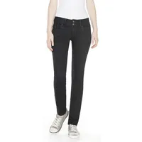 LTB Molly Jeans mit Super Slim Fit in Schwarz-W24
