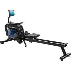 Rudergerät CHRISTOPEIT SPORT "Wasserrudergerat WP 2000", schwarz, Rudergeräte, ohne Unterlegmatte, Rudermaschine, 16 Widerstandsstufen, B:53cm H:90cm L:191cm