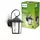 Philips Laterne Aluminium, Glas, Metall H 29 cm inkl. E27 schwarz