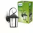 Philips Laterne Aluminium, Glas, Metall H 29 cm inkl. E27 schwarz