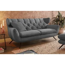 KAWOLA 2-Sitzer Charme Cord grau