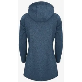 Elkline MORNING DEW Damen Winddichter Strick-Fleecemantel - Blau - 42