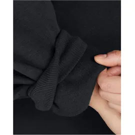 Under Armour Rival Fleece Oversized Sweatshirt Damen 001 black/white M