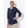 Classic Basics Longshirt CLASSIC BASICS "Doppelpack Shirts", Damen, Gr. 50, bunt (grasgrün, marine), 100% Baumwolle, unifarben, Rundhals, Shirts Longshirt