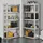 Juskys Lagerregal Metall 180 x 90 x 40 cm Silber