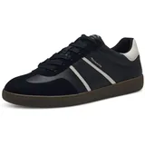 TAMARIS Plateausneaker, Freizeitschuh, Halbschuh, Schnürschuh mit gepolstertem Schaftrand schwarz Gr. 42 EU