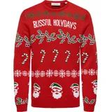 Only & Sons Strickpullover rot XXL