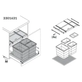 HAILO Allegro 84 l Silber
