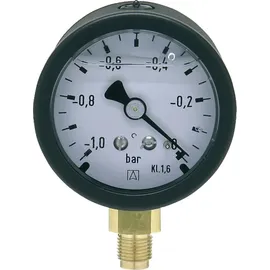 Afriso Vakuummeter 50 durch 1/8" unten -1-0 bar mit Glyzerinfüllung