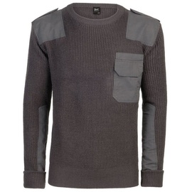 Brandit Textil Brandit BW Pullover, schwarz-grau, Größe XL