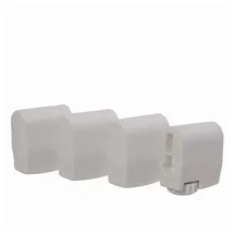 MWH Das Original Fußkappe 4er-Set 25 x 45 mm weiß