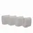MWH Das Original Fußkappe 4er-Set 25 x 45 mm weiß