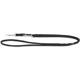 Kerbl Führleine schwarz, doppelt 25mm/200cm