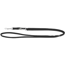 Kerbl Führleine schwarz, doppelt 25mm/200cm