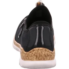 Rieker Damen Sneaker N4263, Frauen Schnürschuhe,Strassenschuhe,Schnuerung,Low-tie,schnürschuhe,schnürer,Sneaker,Halbschuhe,blau (14),41 EU / Gr.: 41