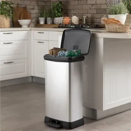 Curver Decobin Duo 23 l Silber
