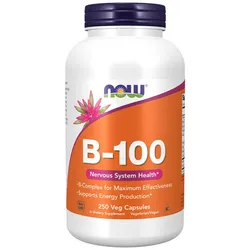 Now Foods Vitamin B-100 - Vitamin B100 Kapsel (250 Kapseln)