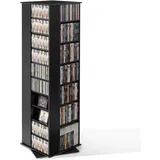 Vevor DVD-Drehregal Standregal 47,5 x 47,5 x 163,6 cm Schwarz